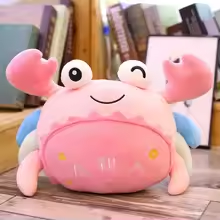 Cute Pink Crab Plush