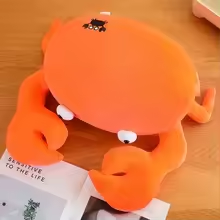 Squishy Orange Crab Plush