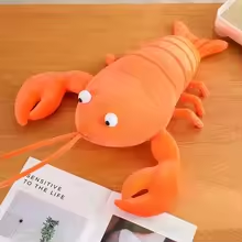 Squishy Orange Lobster Plush