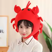 Crab Head Wear Plush