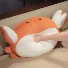 Fluffy Crab Pillow Plush