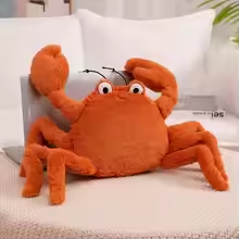 Happy Fluffy Crab Plush