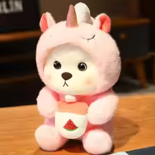 Kawaii Teddy Bear Unicorn Plush