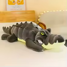 Long Brown Alligator Plush