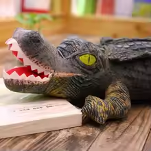 Realistic Squishy Angry Alligator Plush