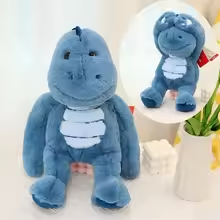 Peek a Boo Blue Crocodile Plush