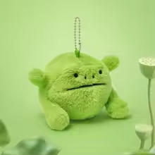 Fluffy Cute Monster Keychain Plush