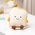 Happy Kawaii Bread Plush