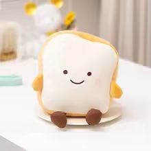 Happy Kawaii Bread Plush