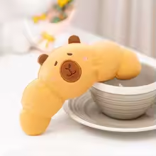 Kawaii Happy Croissant Plush