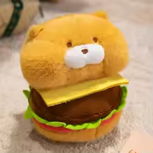 Kawaii Burger Bear Plush