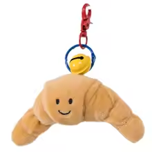 Croissant Bell Keychain Plush