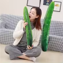 Long Squishy Cucumber Plush