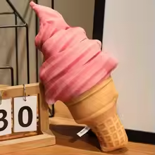 Squishy Strawberry Ice Cream Plush