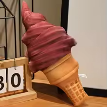 Squishy Chocolate Ice Cream Plush