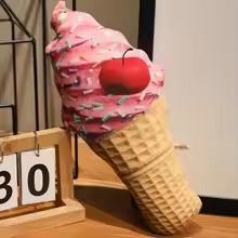 Squishy Cherry Ice Cream Plush