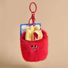 Fluffy Fries Keychain Plush