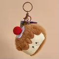 Fluffy Cake Keychain Plush