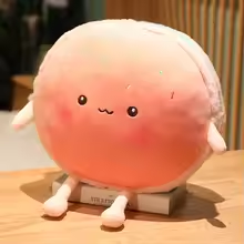 Cute Pink Macaron Plush