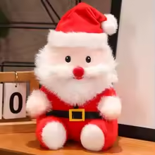 Fluffy Beard Santa Claus Plush