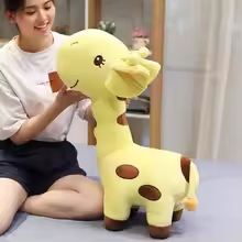 Squishy Yellow Giraffe Plush