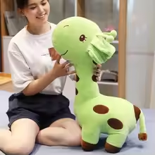 Squishy Green Giraffe Plush
