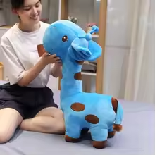 Squishy Blue Giraffe Plush