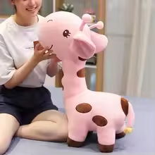 Squishy Pink Giraffe Plush