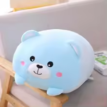 Blue Bear Pillow Plush