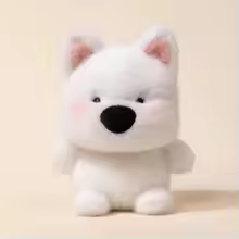 Fluffy Little Schnauzer Plush