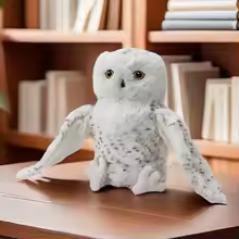 Cute White Owl Plush