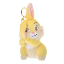 Cute Yellow Bunny Keychain Plush