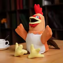 Funny Chicken Puppet Plush