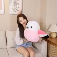 Pink Fat Sparrow Plush