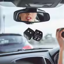 Squishy Black Car Dices Plush