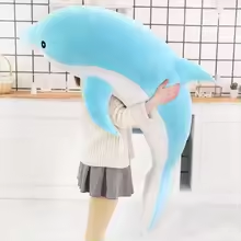 Big Blue Dolphin Plush