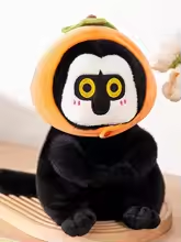 Persimmon Head Monkey Plush