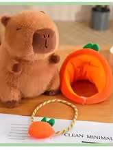 Carrot Head Capybara Plush