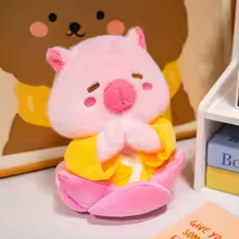Cute Praying Pig Plush