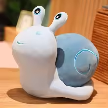 Cute Blue Snail Plush