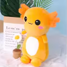 Kawaii Standing Orange Axolotl