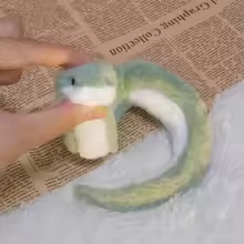Fluffy Little Snake Plush