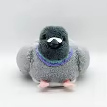 Cute Fluffy Pigeon Slippers