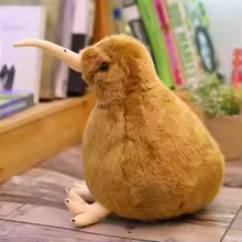 Fluffy Brown Kiwi Plush