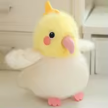 Cute Mini White Parrot Push