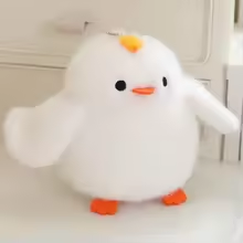 Cute Mini White Bird Plush