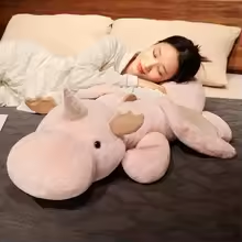 Big Pink Unicorn Dragon Plush