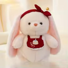 Birthday Fluffy Rabbit Plush