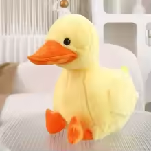 Cute Cuddly Yellow Duck Plush