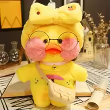 Yellow Sweater Nerdy Duck Plush